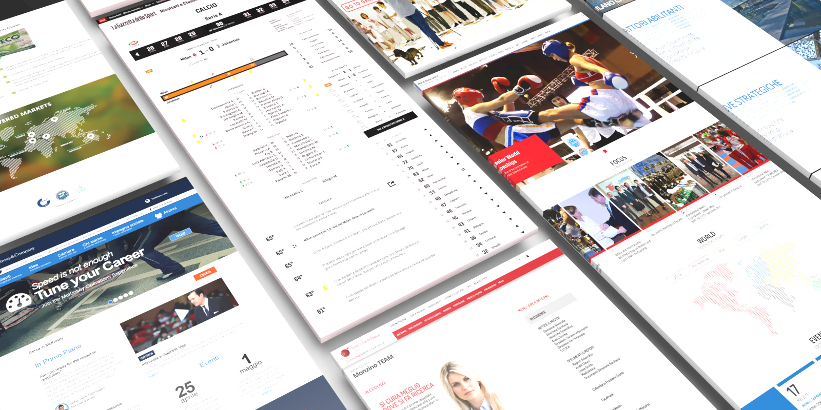 Websites: Other Project's Mockups