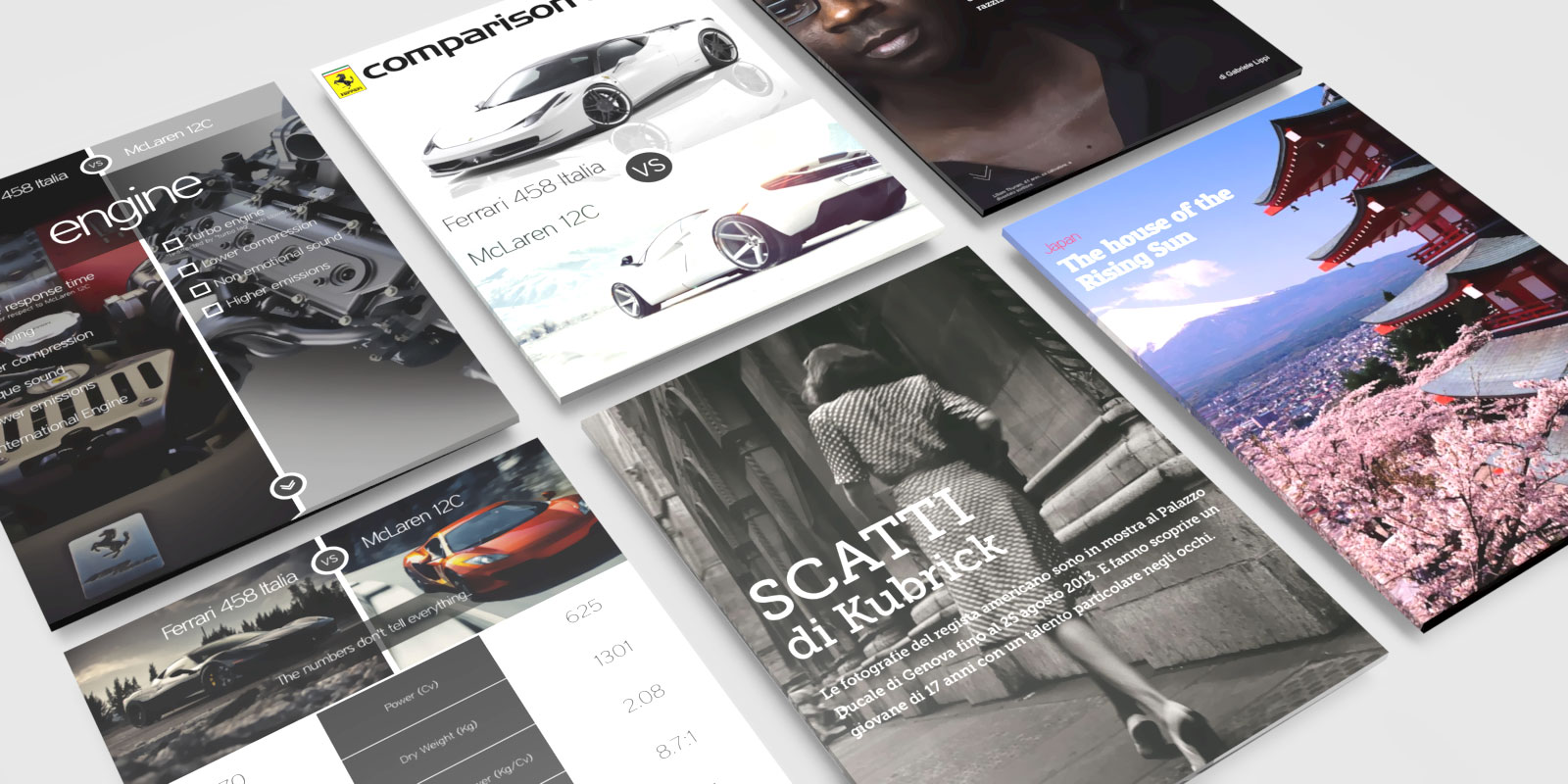 Digital Magazine: First Version Rendered Covers